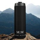 Search for basic travel mugs Black and white