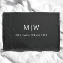 Search for black and white pillowcases Initials
