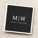 Search for black napkins Basic