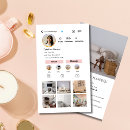 Search for composite business cards Trendy chic aesthetic
