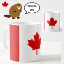 Search for red leaf mugs Red and white
