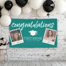 Search for green graduation banners Photo collage