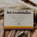Search for 1960s birthday invitations Mid century modern