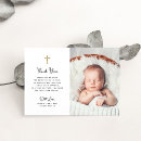 Search for boy baptism thank you cards Black and white