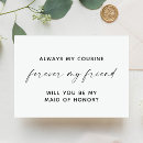 Search for cousin invitations Maid of honour