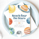 Search for space birthday invitations Digital download