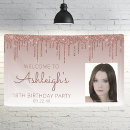 Search for 18th birthday banners Glitter