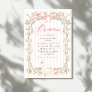 Search for swan baby shower invitations Floral