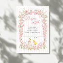 Search for mother goose invitations Watercolor