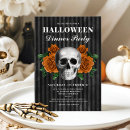 Search for dinner halloween invitations Black