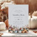 Search for floral pumpkin baby shower invitations Elegant
