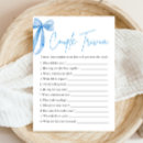 Search for bridal trivia games Elegant