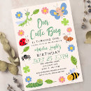 Search for bug party invitations Floral