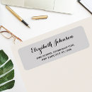 Search for gray business return address labels Simple