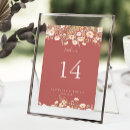 Search for peach flower wedding table cards For her