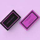 Search for black and purple business cards Minimalist