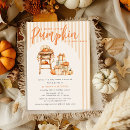 Search for little pumpkin baby shower invitations Pumpkins