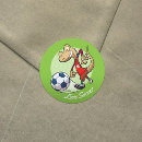 Search for cartoon football stickers Soccer