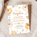 Search for sweet little pumpkin baby shower invitations Orange