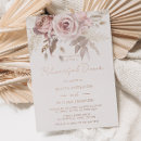 Search for floral rehearsal dinner invitations Blush