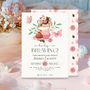 Search for teacup baby shower invitations Baby is brewing