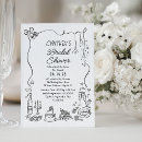Search for funky bridal shower invitations Quirky