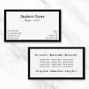 Search for functions business cards Simple