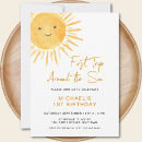Search for boho 1st birthday invitations Yellow