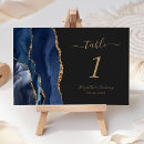 Search for navy and gold table cards Agate
