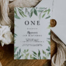 Search for unique 1st birthday invitations For her