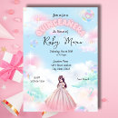 Search for pastel quinceanera invitations Girly