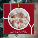 Search for twin christmas tree decorations Red