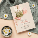 Search for tulip flowers birthday invitations Floral