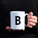 Search for large letter mugs Simple