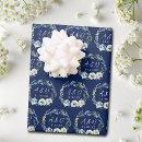 Search for navy floral wrapping paper Modern