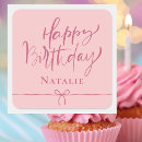 Search for pink birthday tag stickers Simple