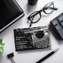 Search for typewriter business cards Antique