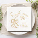 Search for 95th birthday napkins Ninety five