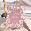 Search for mexican baby girl shower invitations Papel picado