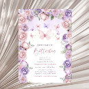 Search for purple butterfly bridal shower invitations Summer