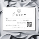 Search for plain white rsvp cards Typography