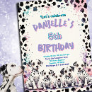 Search for dalmatian birthday invitations Girl