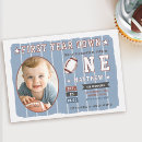 Search for year down 1st birthday invitations Watercolor