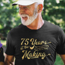 Search for 75th birthday tshirts Retro