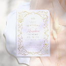 Search for gilded floral invitations Gold