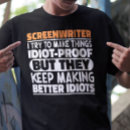 Search for screenwriter tshirts Novelist