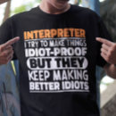 Search for linguistics tshirts Translator