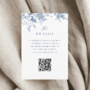 Search for floral enclosure cards Dusty blue