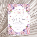 Search for purple rose bridal shower invitations Pink