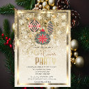 Search for ornaments christmas invitations Gold